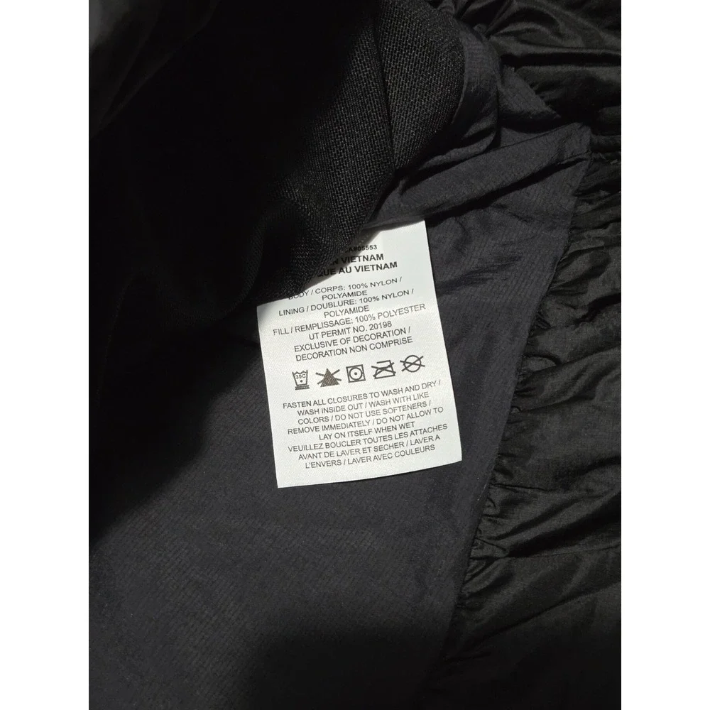 Nike Tech Woven Zip Sports Nylon Vest Black Loose Fit HM4262-010 Sz XL New $180